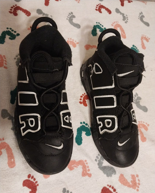 Black Nike Air shoes