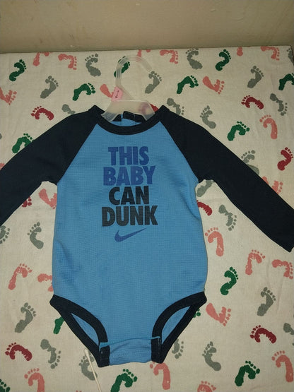 Blue Nike jogging suit